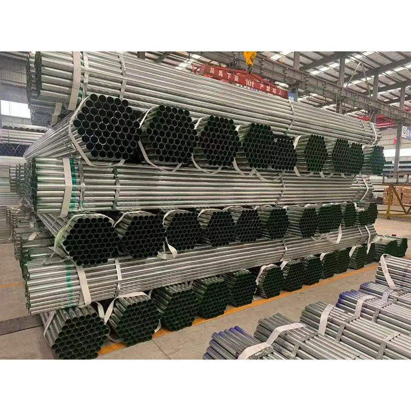 Hot Dip Galvanized Round Steel Pipe na may Anti Corrosion Coating