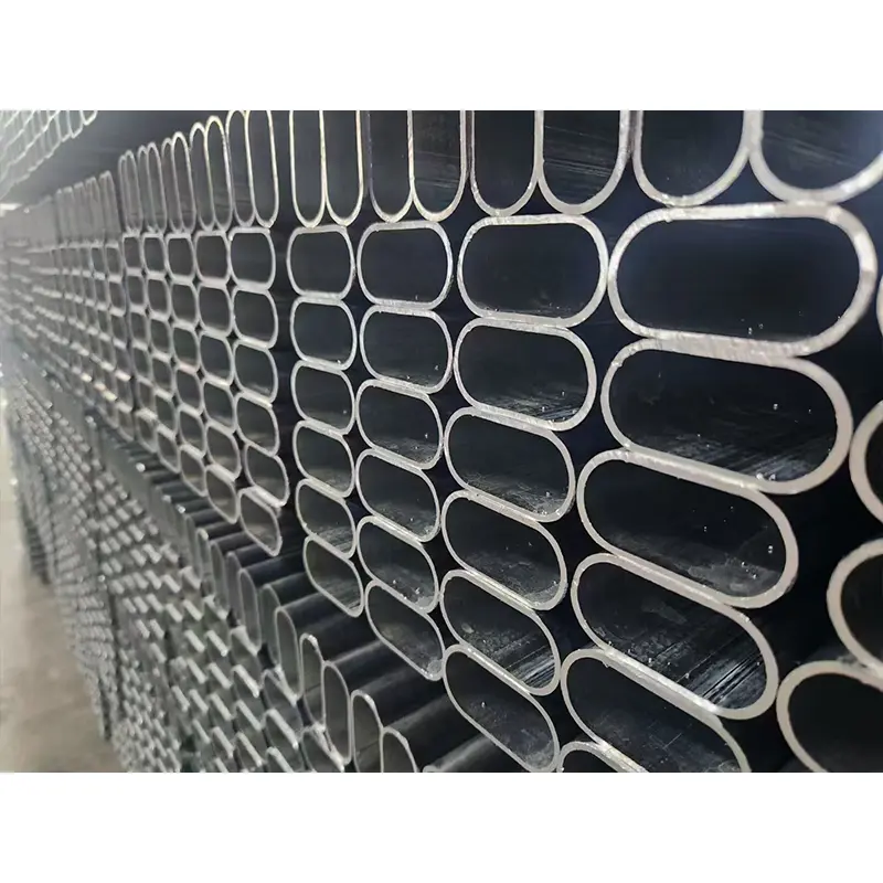 Maliit na Diameter Hot Dip Galvanized Oval Steel Pipe