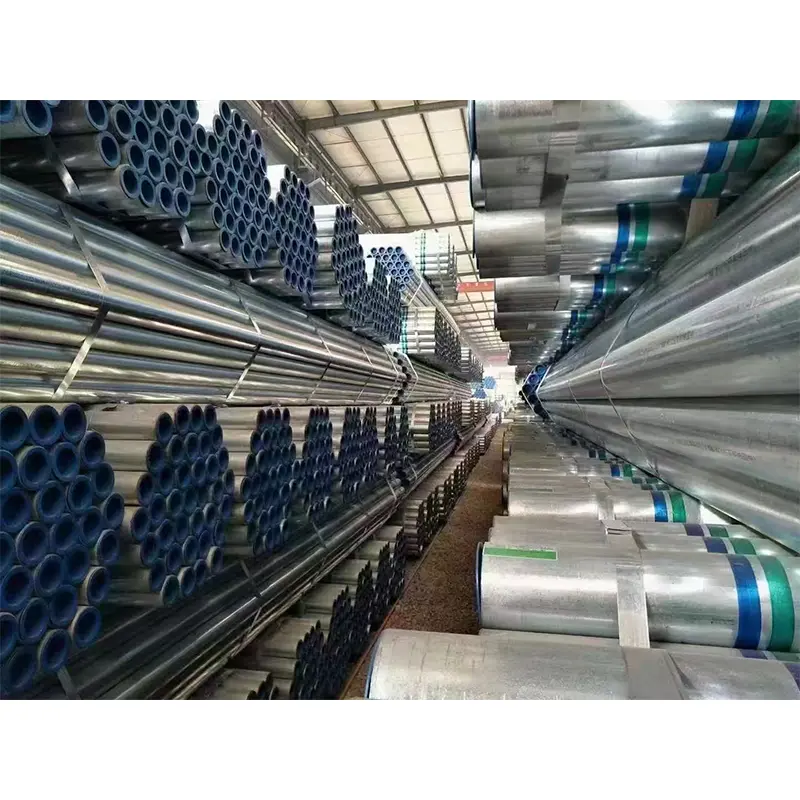 Makapal na Wall Hot Dip Galvanized Round Steel Pipe
